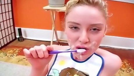 Tobi Pacific gets giant load of sweet cum in her mouth