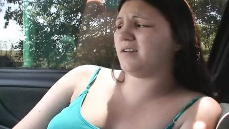 Chubby Car Bitch Mother of the Year Sucks Dick Shows Puss n Tits Prison Stories Too!