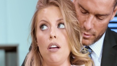 Big eyed office MILF Britney Amber hardcore sex video